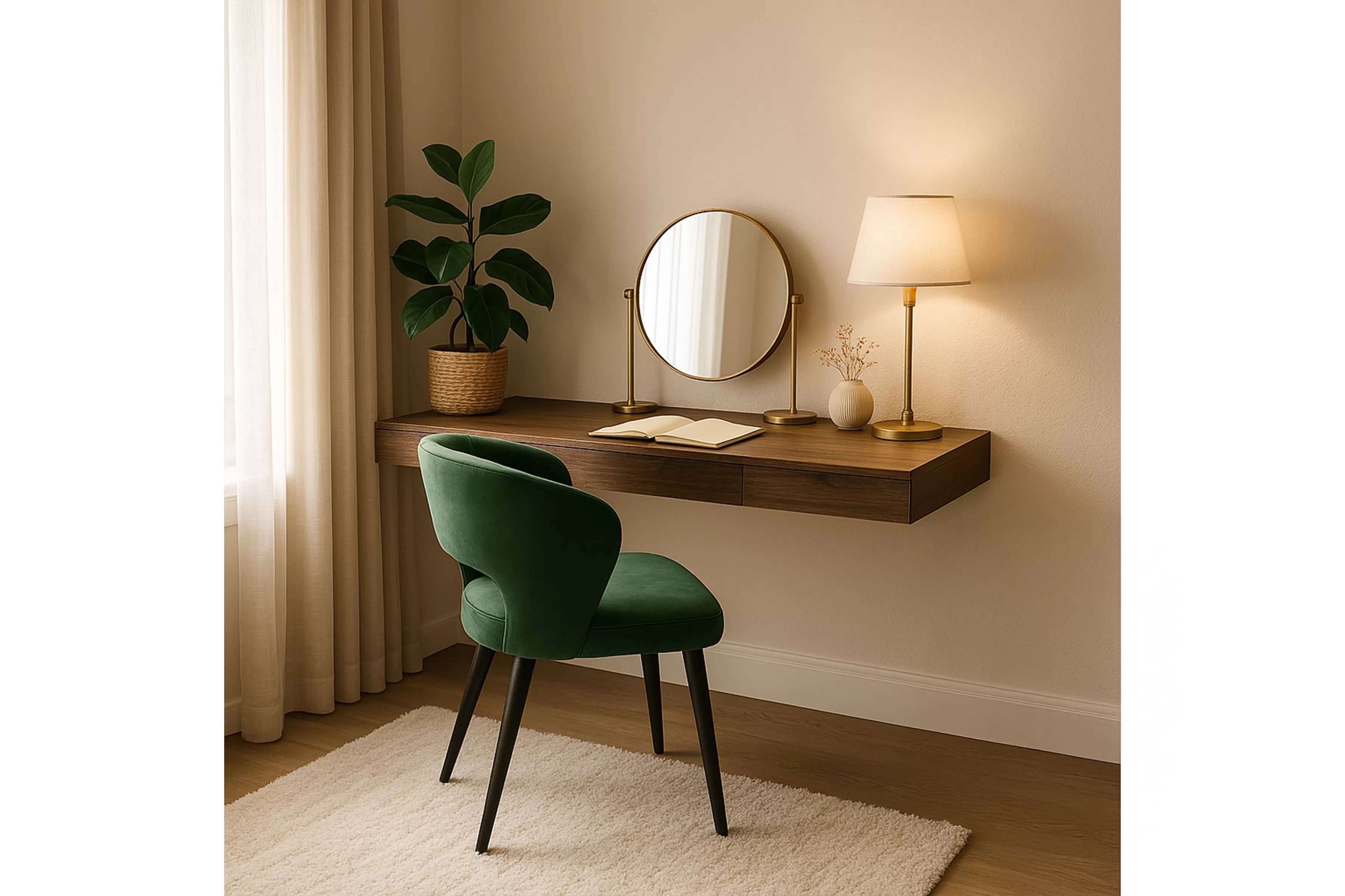 Jedálenské kreslo Luna - tmavozelený velúr Velluto 10 / čierna Stolička drevená Luna z tapicerowanym siedziskiem - tmavý Zelený velúr Velluto 10 / čierny nožičky