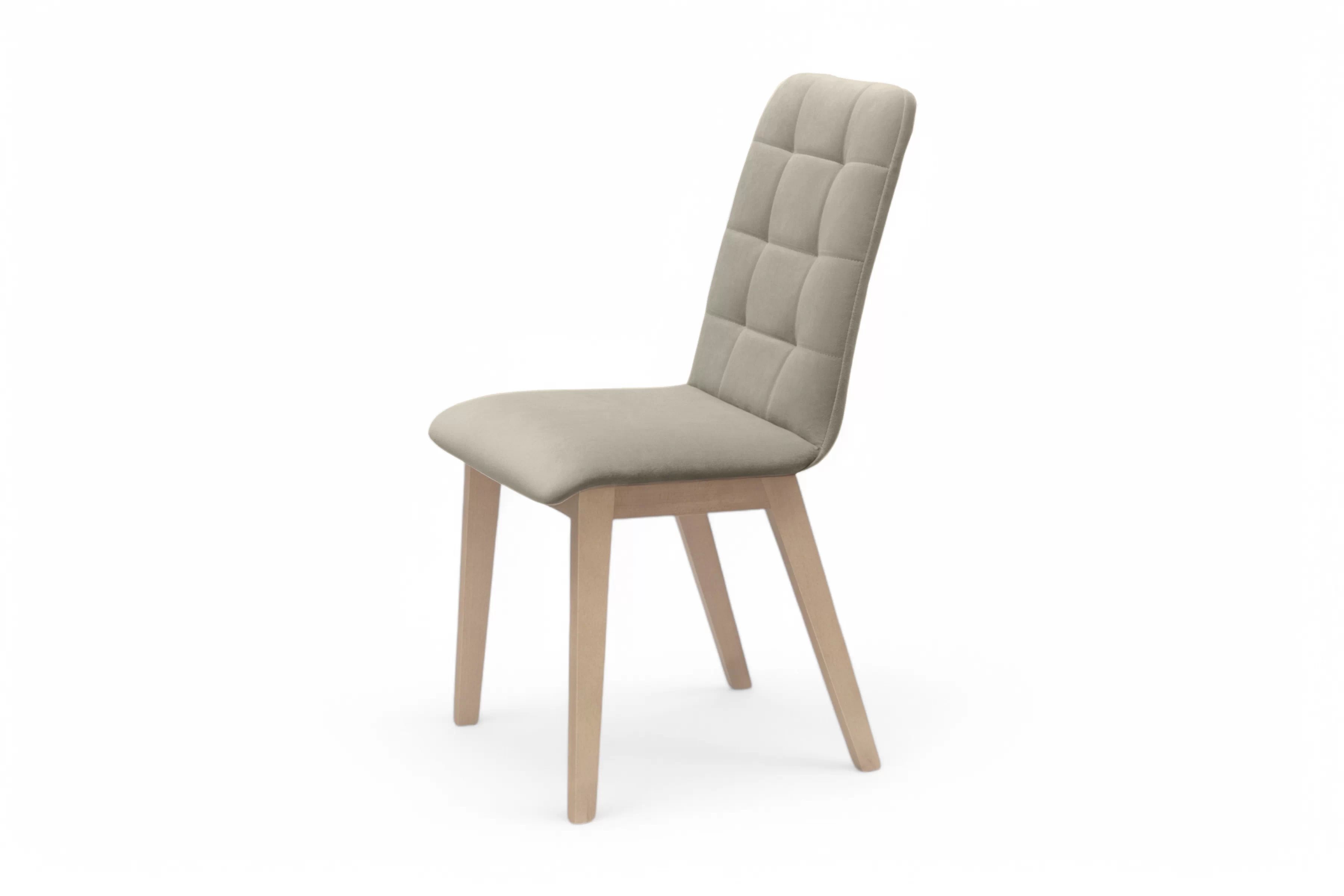 Čalouněná jídelní židle Platinum 4 - béžový velur Salvador 2 / nohy buk židle dřevěná Platinum 4 s čalouněným sedákem - béžová Salvador 02 / Nohy buk