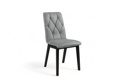 Dřevěná židle Platinum 5 - šedá Salvador 17 / černé nožky