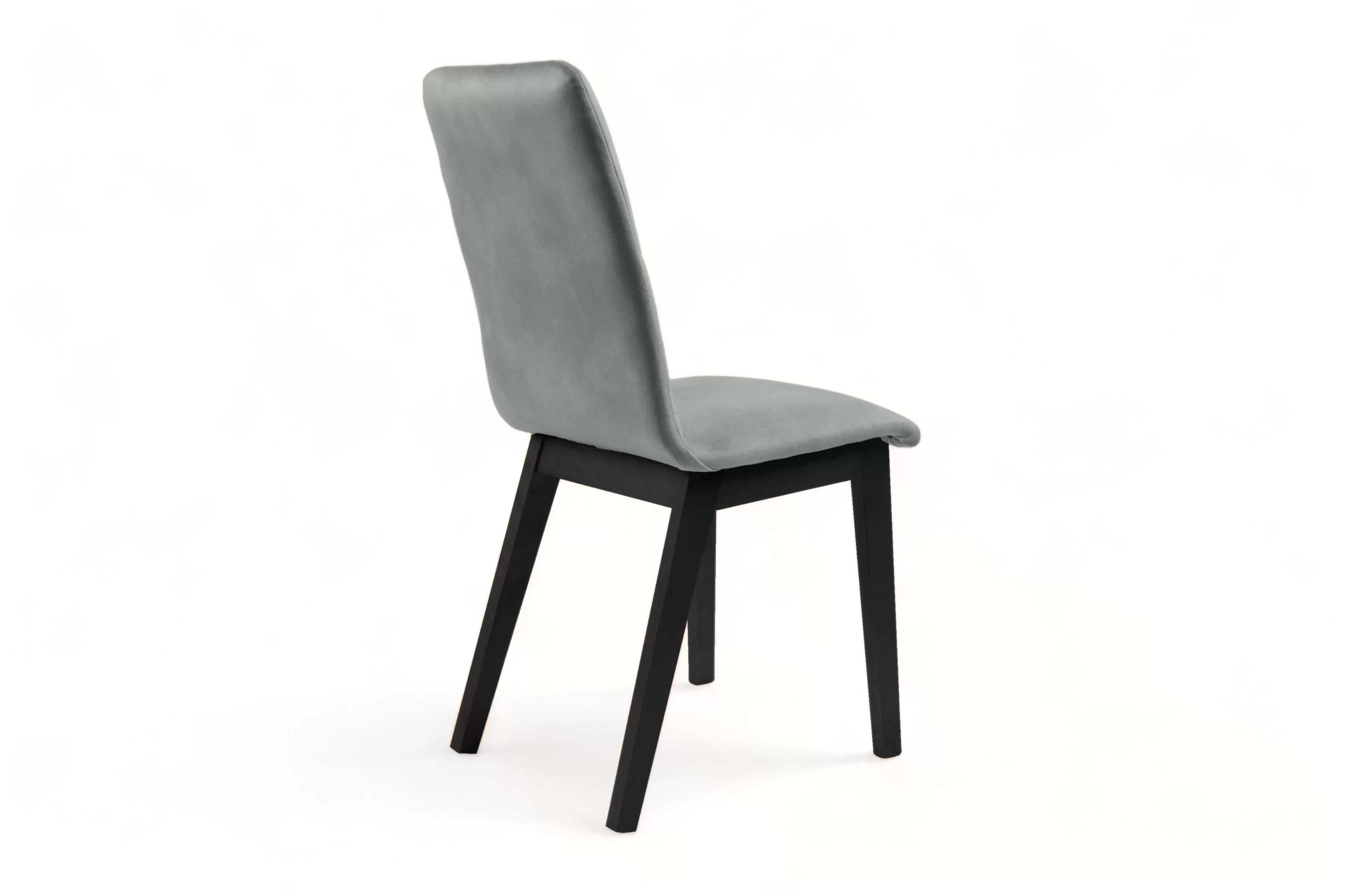 Jedálenská stolička Platinum 5 - šedý Salvador 17 / čierne nožičky Stolička drevená Platinum 5 z tapicerowanym siedziskiem - šedý Salvador 17 / čierny nožičky