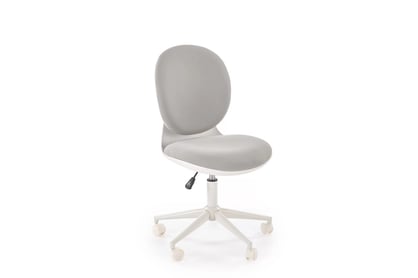 Dětská kancelářská židle Siteo - světle šedá / bílá