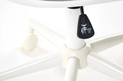 Dětská kancelářská židle Siteo - světle šedá / bílá židle dzieciece kancelářský Siteo - světlý popelavá / bílá