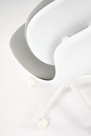 Dětská kancelářská židle Siteo - světle šedá / bílá židle dzieciece kancelářský siteo - světlý popelavá / bílá