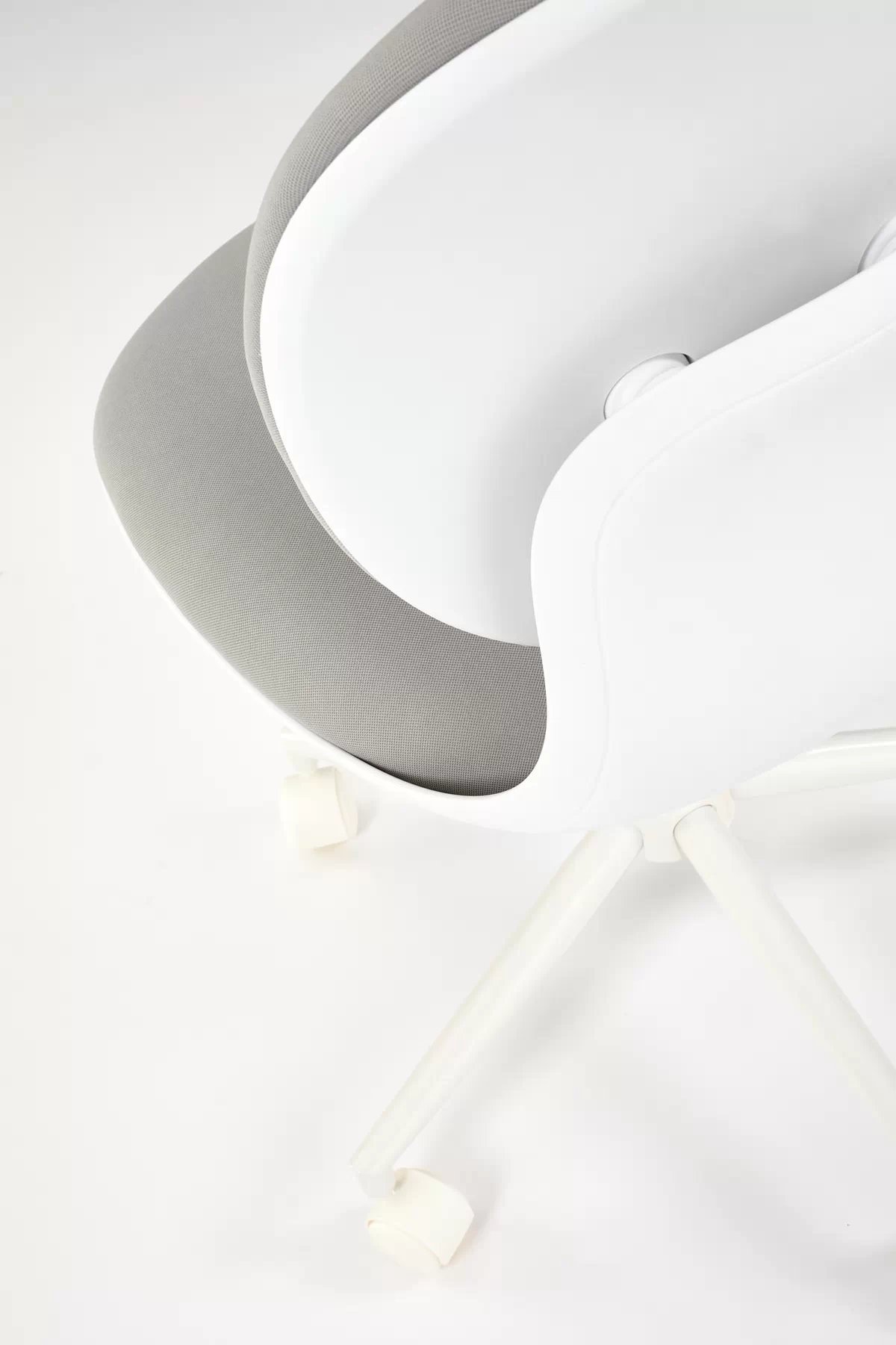 Dětská kancelářská židle Siteo - světle šedá / bílá židle dzieciece kancelářský siteo - světlý popelavá / bílá