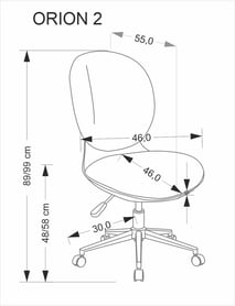 Dětská kancelářská židle Siteo - světle šedá / bílá židle dzieciece kancelářský siteo - světlý popelavá / bílá
