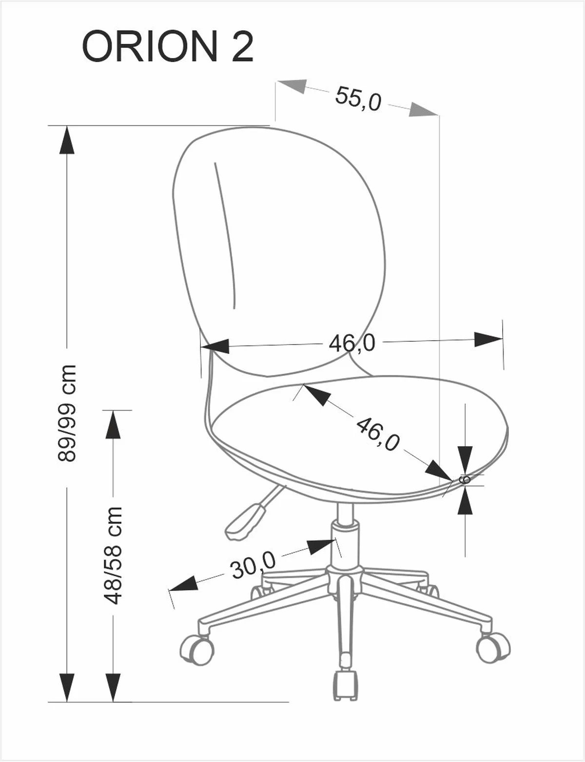 Dětská kancelářská židle Siteo - světle šedá / bílá židle dzieciece kancelářský siteo - světlý popelavá / bílá