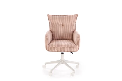 Dětská kancelářská židle Tilo čalouněná - růžová židle dzieciece kancelářský Tilo čalouněné - rozowe
