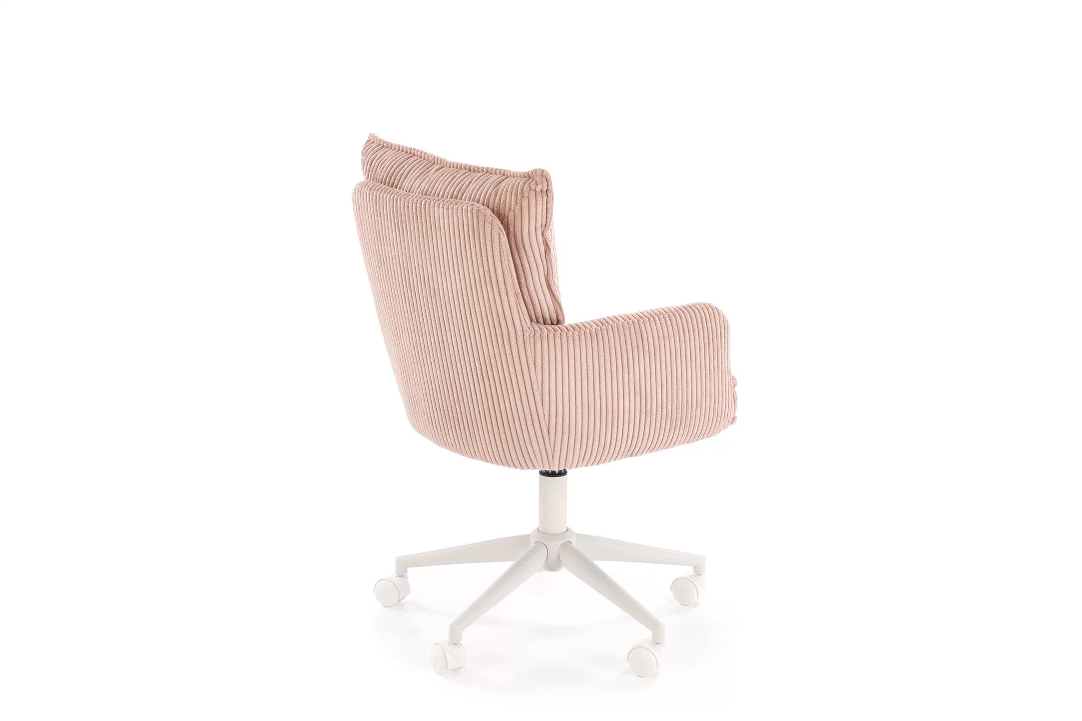 Dětská kancelářská židle Tilo čalouněná - růžová židle dzieciece kancelářský Tilo čalouněné - rozowe