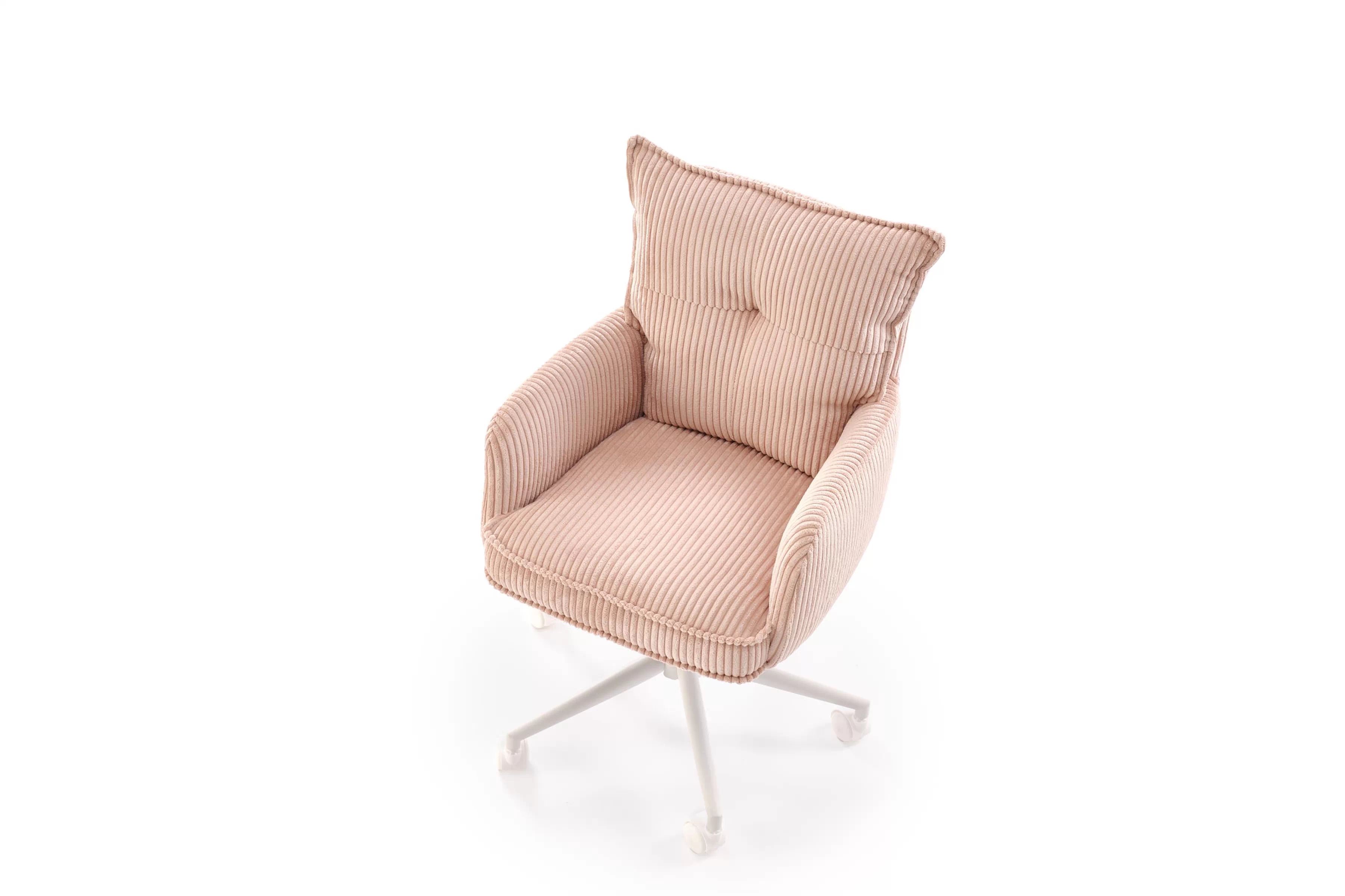 Dětská kancelářská židle Tilo čalouněná - růžová židle dzieciece kancelářský Tilo čalouněné - rozowe