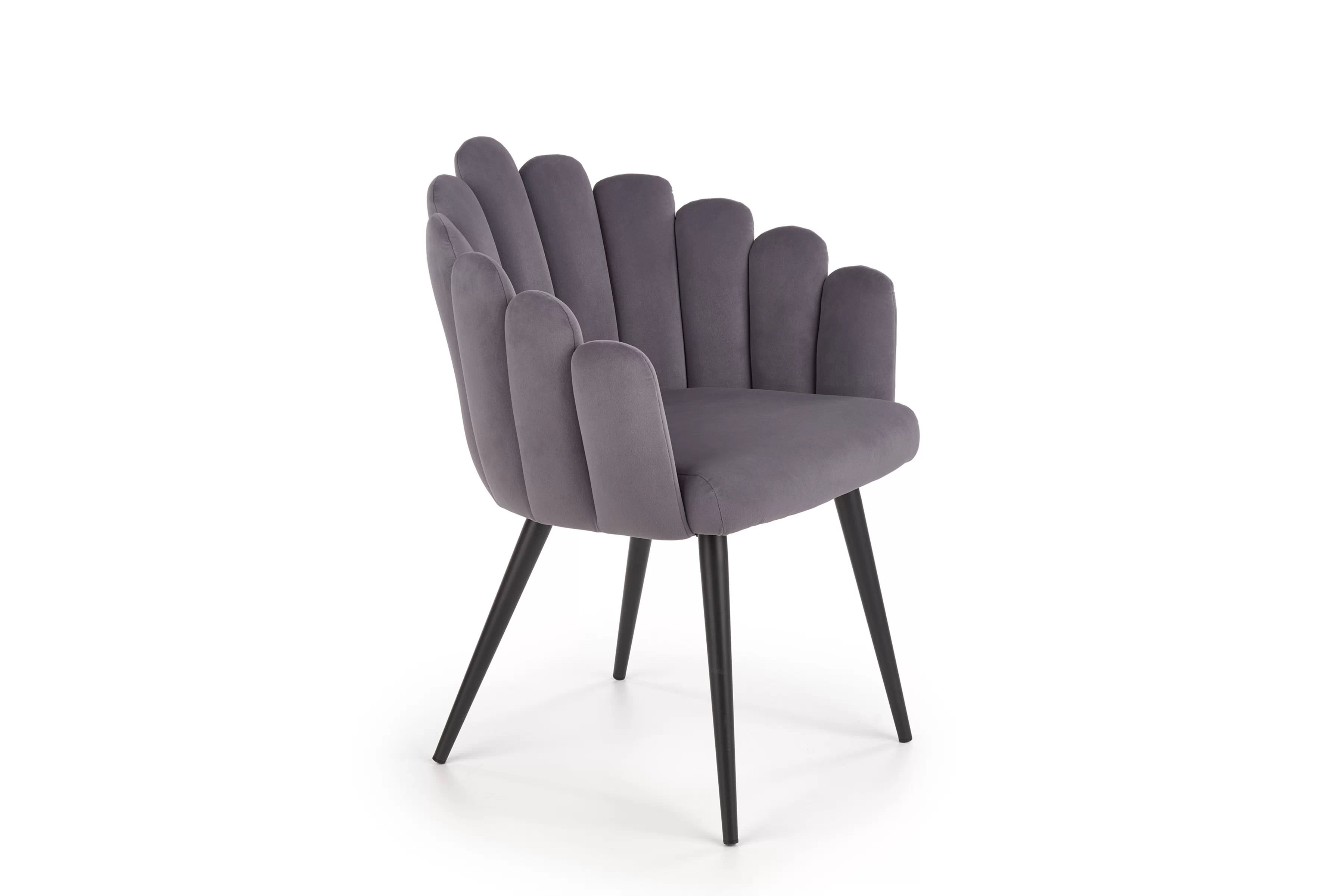 Židle K410 - popelový velvet židle K410 - popelavá velvet