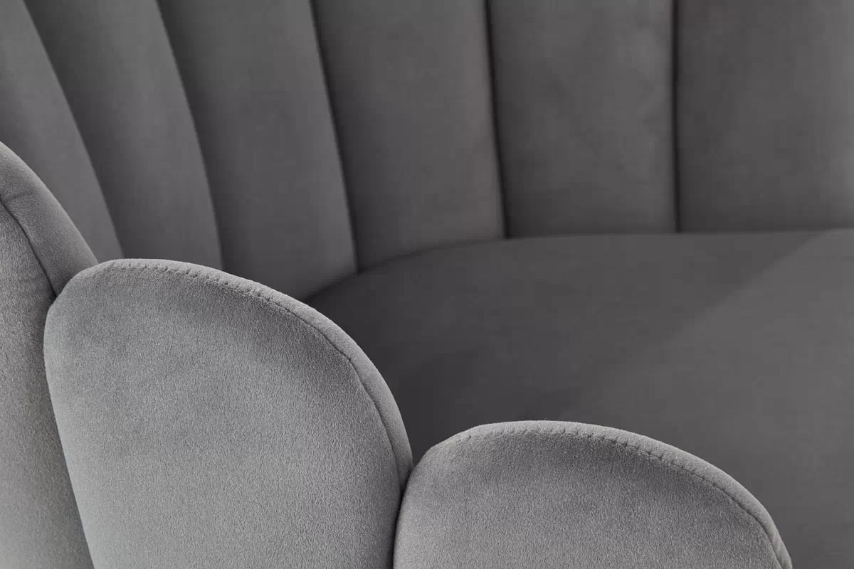 Jedálenské kreslo K410 - sivá Stolička k410 - Popolový velvet