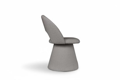 Čalouněná židle Aveliro skořepinová - světle šedá bouclé Catch Me 24 židle čalouněné Aveliro kubelkowe - jasna šedá boucla Catch Me 24