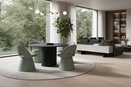 Čalúnená otočná škrupinová stolička Aveliro Spin Stolička čalúnená Aveliro Spin kubelkowe otočna