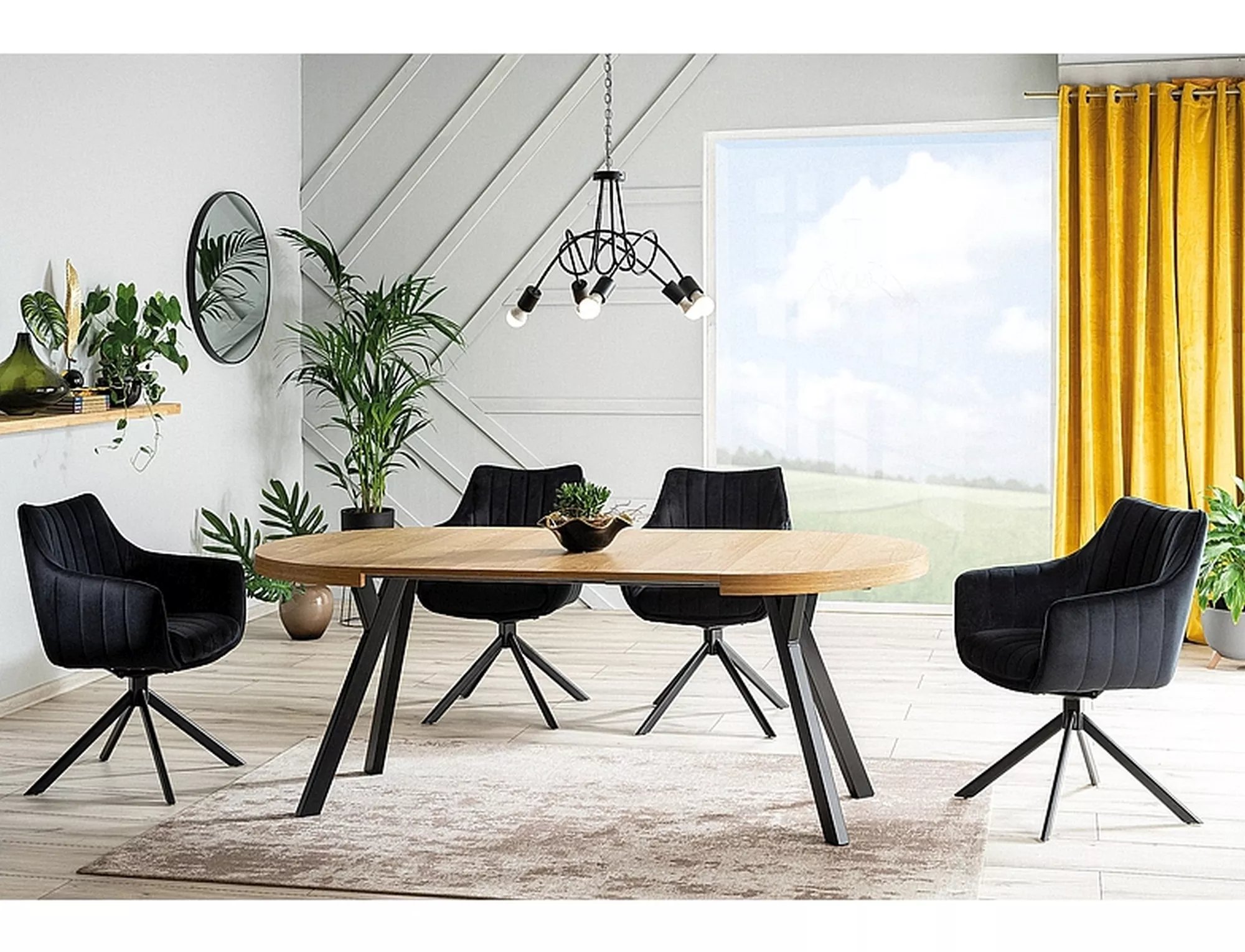 Čalouněná židle Azalia Velvet - černá Bluvel 19 / černé nožky židle čalouněné azalia velvet - černá / bluvel 19 / černá Nohy