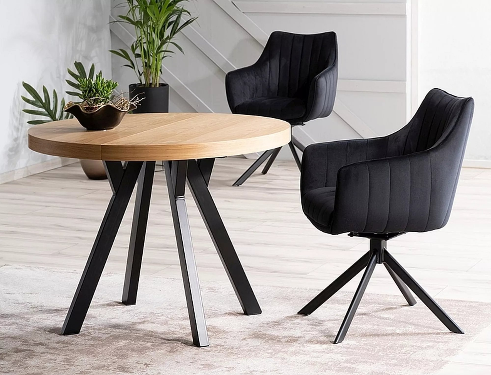 Čalouněná židle Azalia Velvet - černá Bluvel 19 / černé nožky židle čalouněné azalia velvet - černá / bluvel 19 / černá Nohy