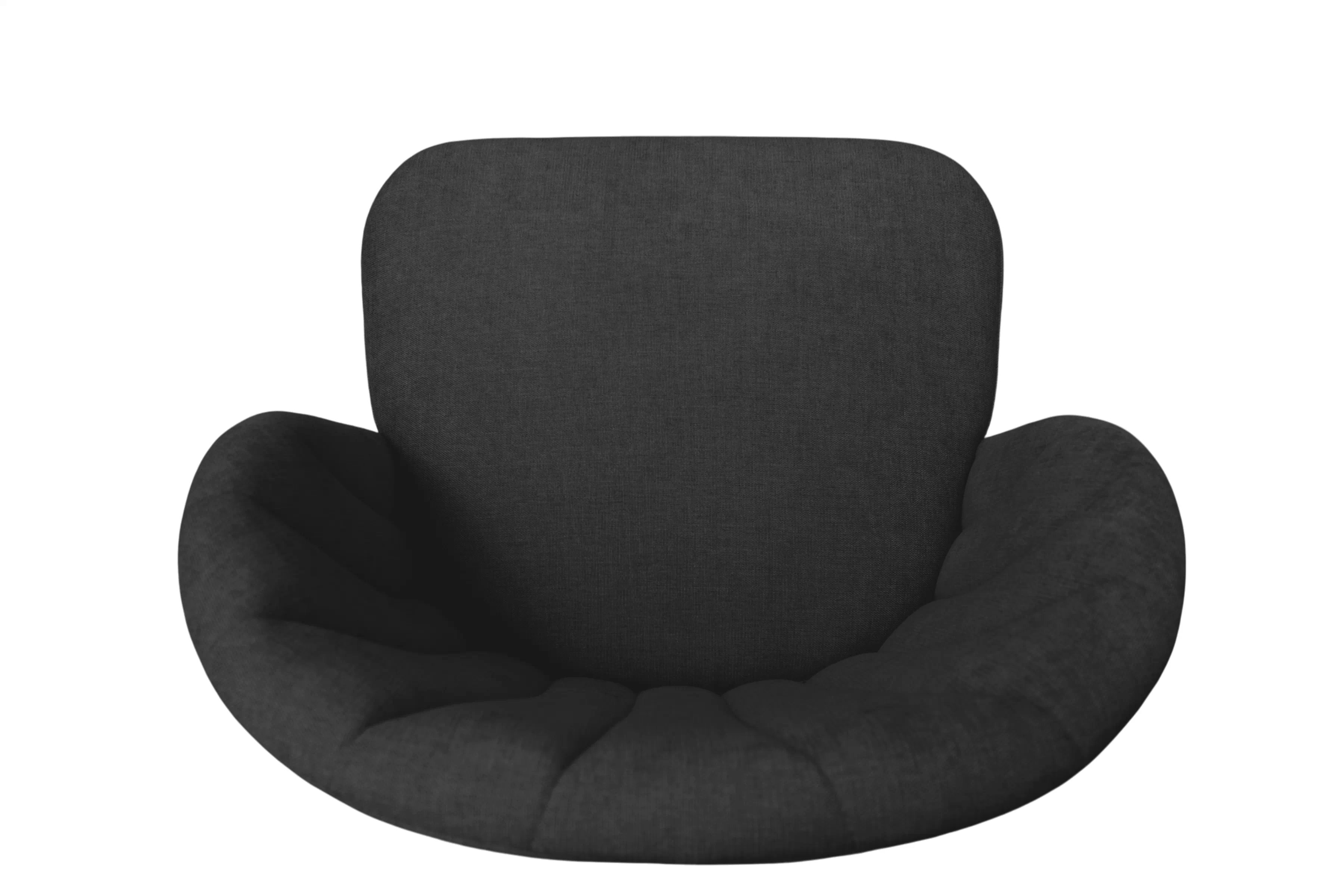 Jedálenské kreslo Azarro 2 - čierna žinylka Wind 99 / čierna Stolička čalúnená Azarro 2 -  Čierny šenil Wind 99 / čierny nožičky