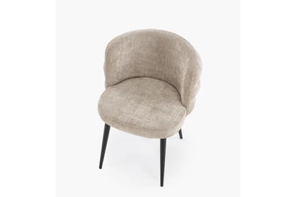 Čalúnená stolička Bolena - béžová Stolička čalúnená Bolena - bezowe 