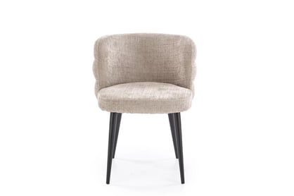 Čalúnená stolička Bolena - béžová Stolička čalúnená Bolena - bezowe 