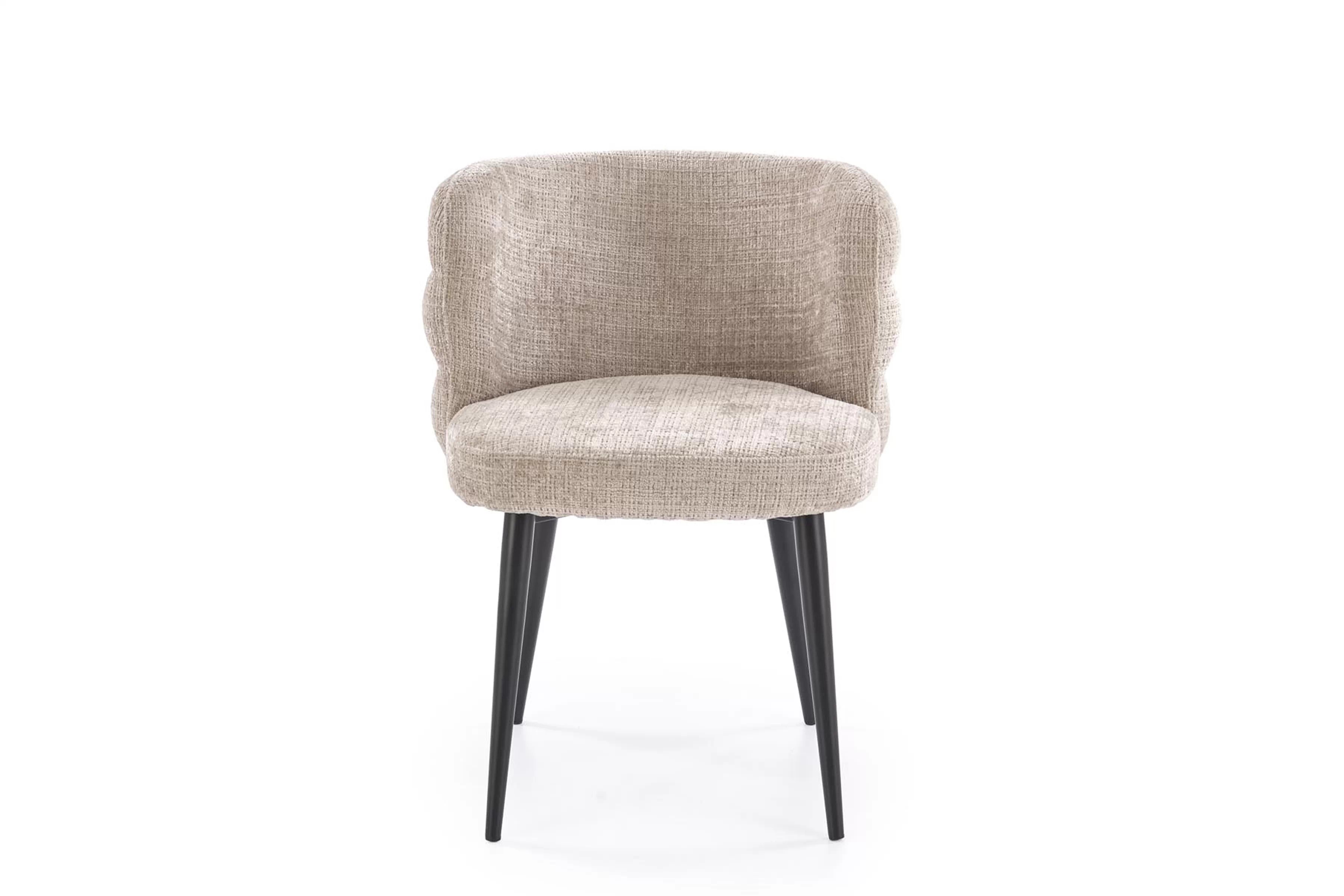 Čalúnená stolička Bolena - béžová Stolička čalúnená Bolena - bezowe 