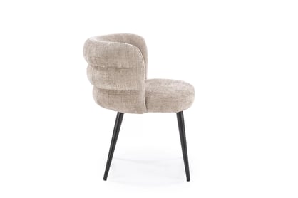 Čalúnená stolička Bolena - béžová Stolička čalúnená Bolena - bezowe 