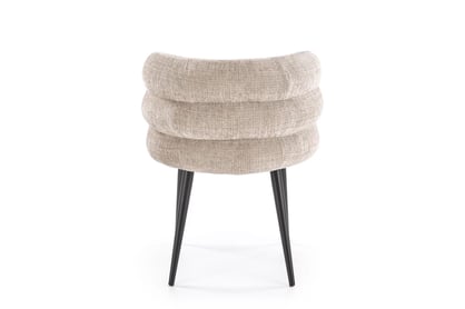 Čalúnená stolička Bolena - béžová Stolička čalúnená Bolena - bezowe 