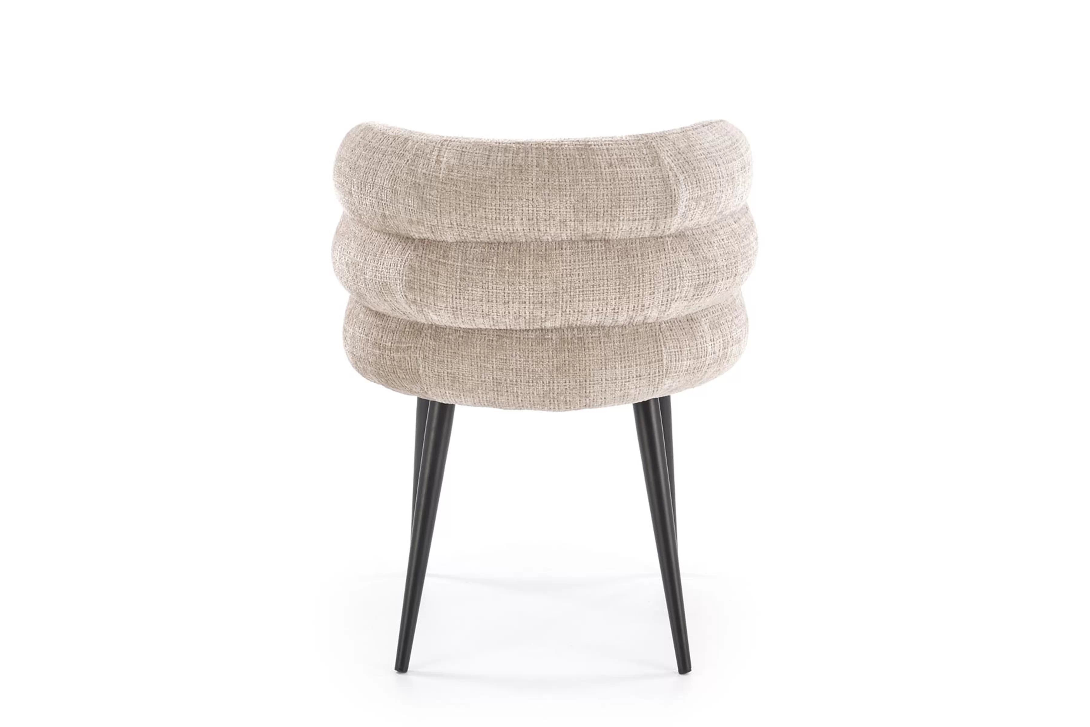 Čalúnená stolička Bolena - béžová Stolička čalúnená Bolena - bezowe 