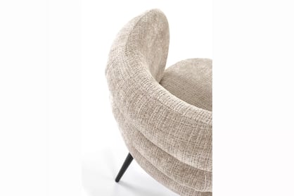 Čalúnená stolička Bolena - béžová Stolička čalúnená Bolena - bezowe 