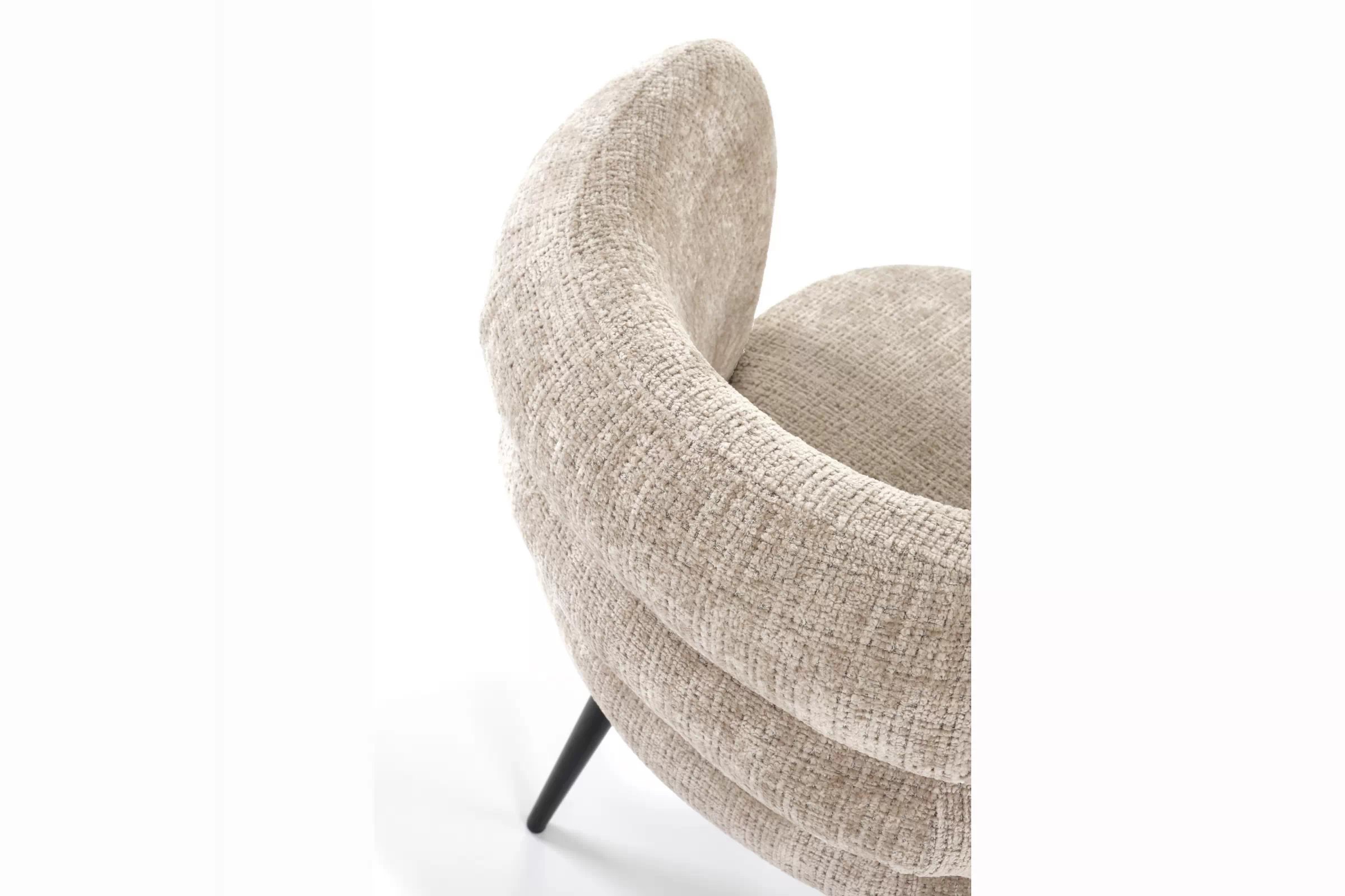 Čalúnená stolička Bolena - béžová Stolička čalúnená Bolena - bezowe 