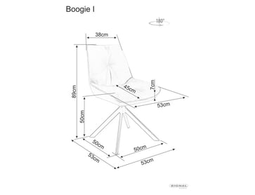 Čalouněná židle Boogie I Velvet - černá / šedá Bluvel 14 židle čalouněné boogie i - šedá bluvel 14 / černá Nohy