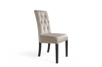 Čalouněná židle Castello 5 - béžová Salvador 02 / černé nohy