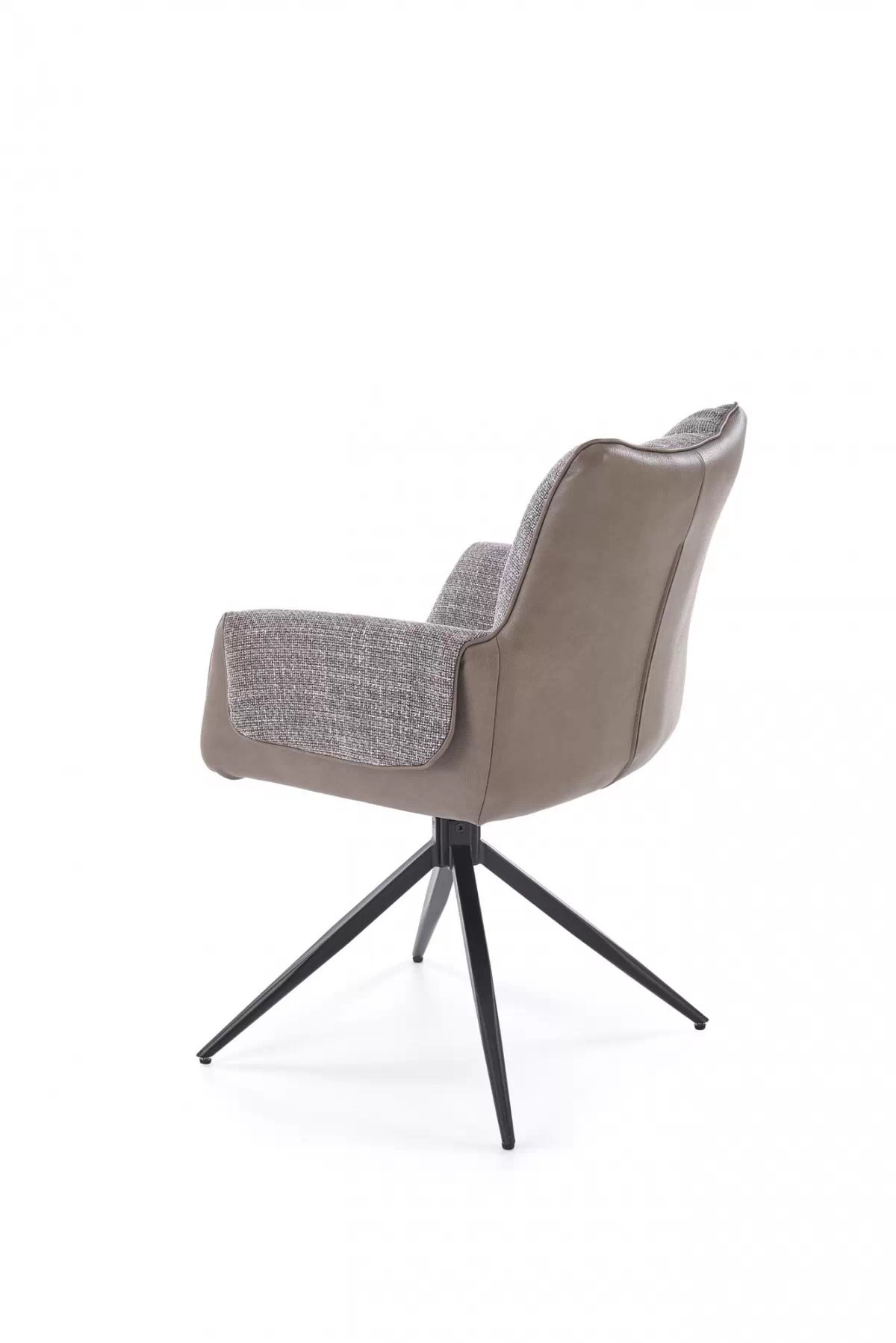 Otočená čalúnená stolička Denaro - popolavá látka Stolička čalúnená Denaro otočna - Popolový