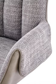 Otočená čalúnená stolička Denaro - popolavá látka Stolička čalúnená Denaro otočna - Popolový