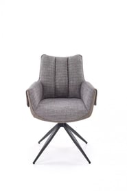 Otočená čalúnená stolička Denaro - popolavá látka Stolička čalúnená Denaro otočna - Popolový