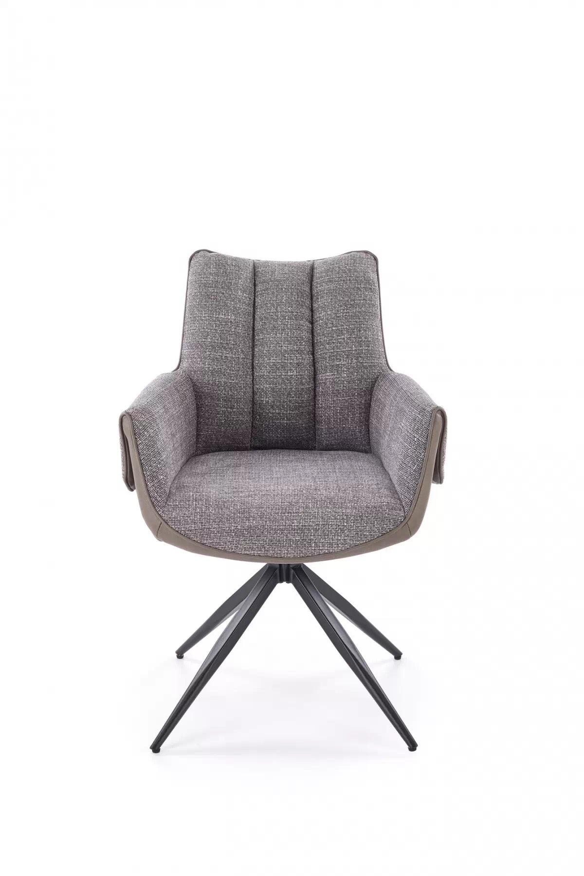 Otočená čalúnená stolička Denaro - popolavá látka Stolička čalúnená Denaro otočna - Popolový