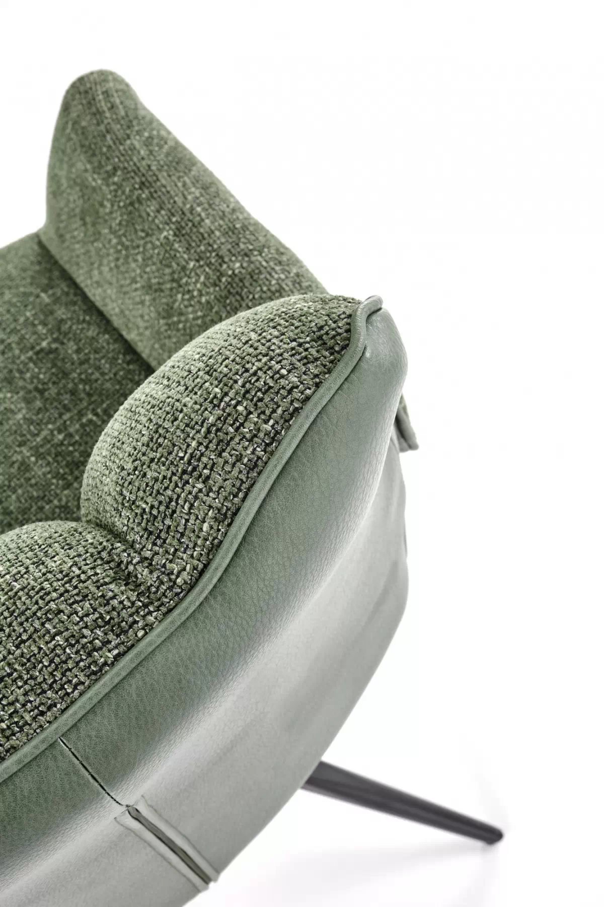 Otočné čalouněné křeslo Denaro - zelená židle čalouněné Denaro obrotowe - zelená