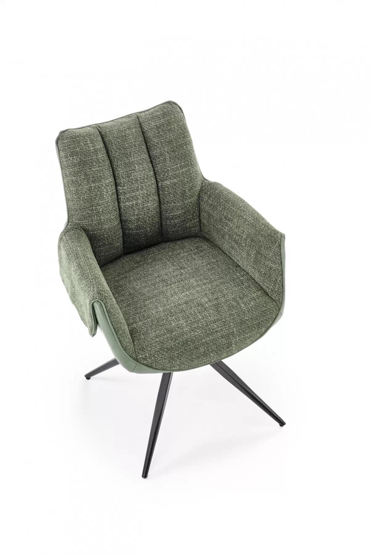 Otočné čalouněné křeslo Denaro - zelená židle čalouněné Denaro obrotowe - zelená