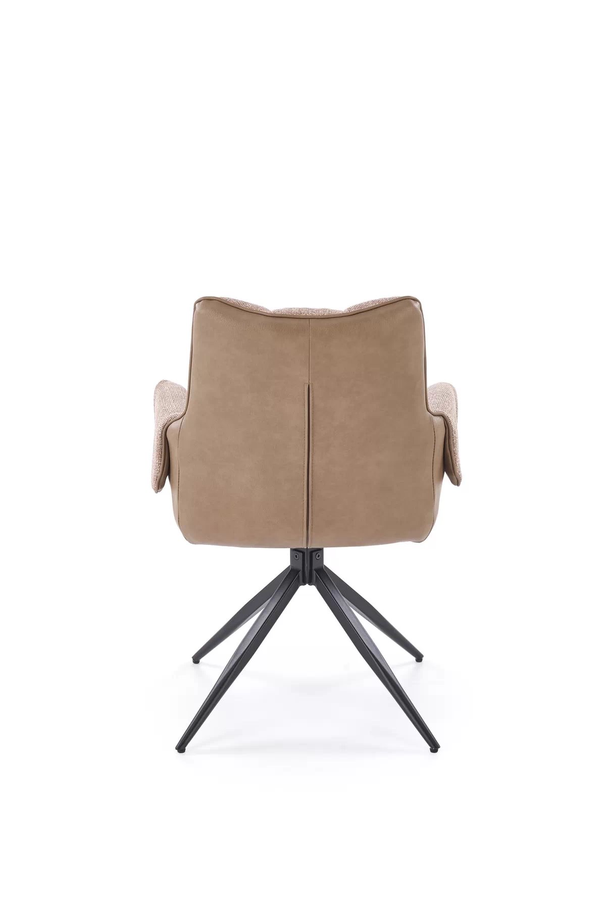 Otočená čalúnená stolička Denaro - hnedá Stolička čalúnená denaro otočna - Hnedý