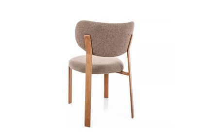 Čalúnená stolička Dorexa - cappuccino / prírodný dub Stolička čalúnená Dorexa -  cappuccino / Dub prírodné