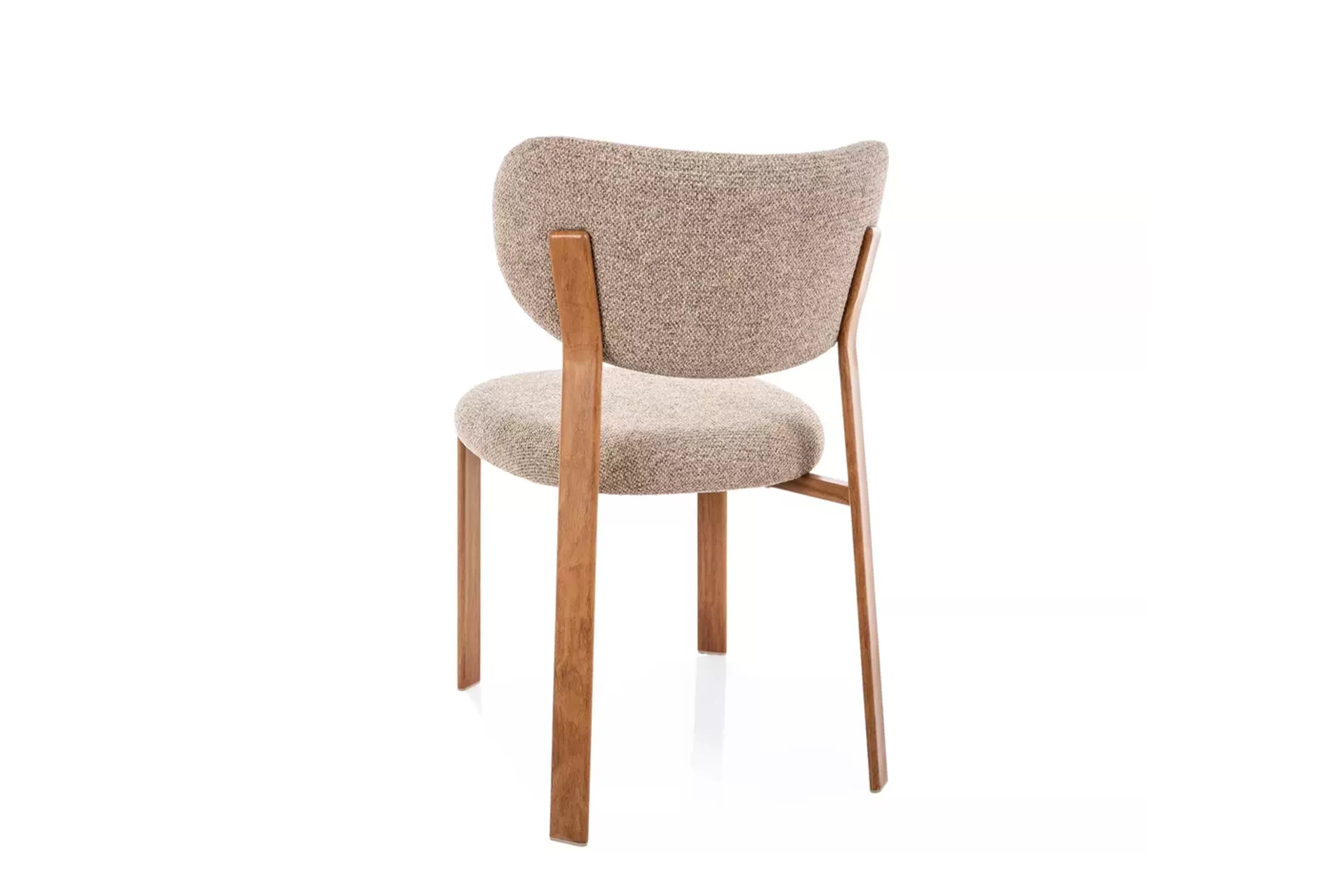 Čalúnená stolička Dorexa - béžová / prírodný dub Stolička čalúnená Dorexa - Béžová / Dub prírodné