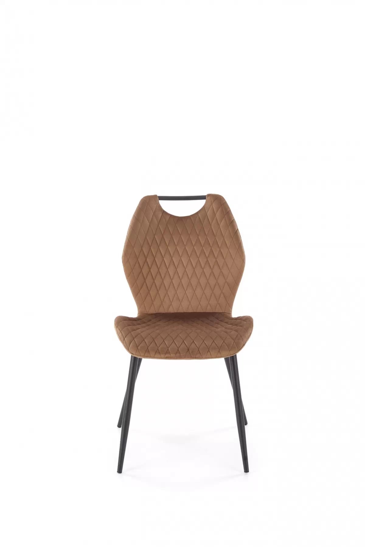 Čalouněná židle Ferina - béžový samet / černé nožky židle čalouněné Ferina - béžová welwet / Nohy černá