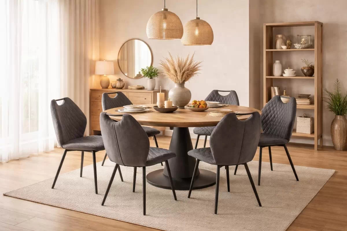 Čalúnená stolička Ferina s podrúčkami - sivý zamat / čierne nohy Stolička čalúnená Ferina - Popolový zamat / nožičky čierny