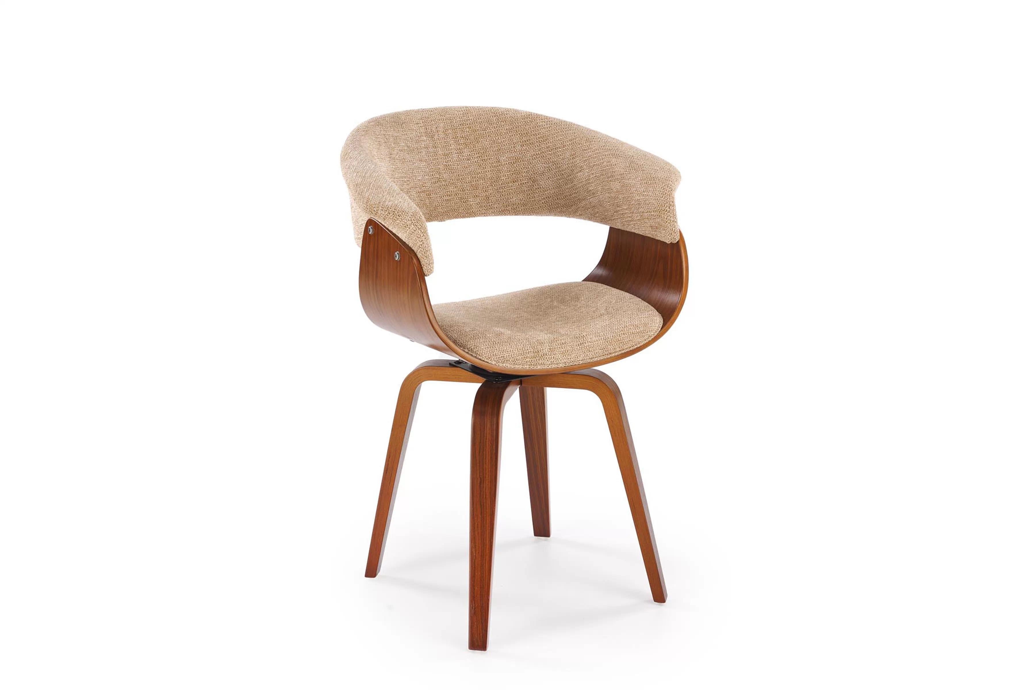 Čalouněná židle Fioren - béžový šenil Aragon 14 / ořech židle čalouněné Fioren - béžová šenil Aragon 14 / ořech