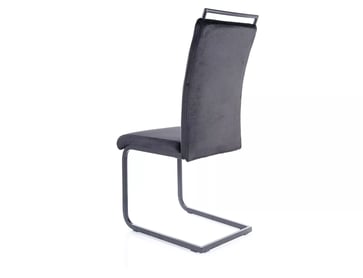 Kreslo H441 VELVET Čierny rám/Čierny TAP. 117 Stolička čalúnená h441 velvet - Čierny velvet
