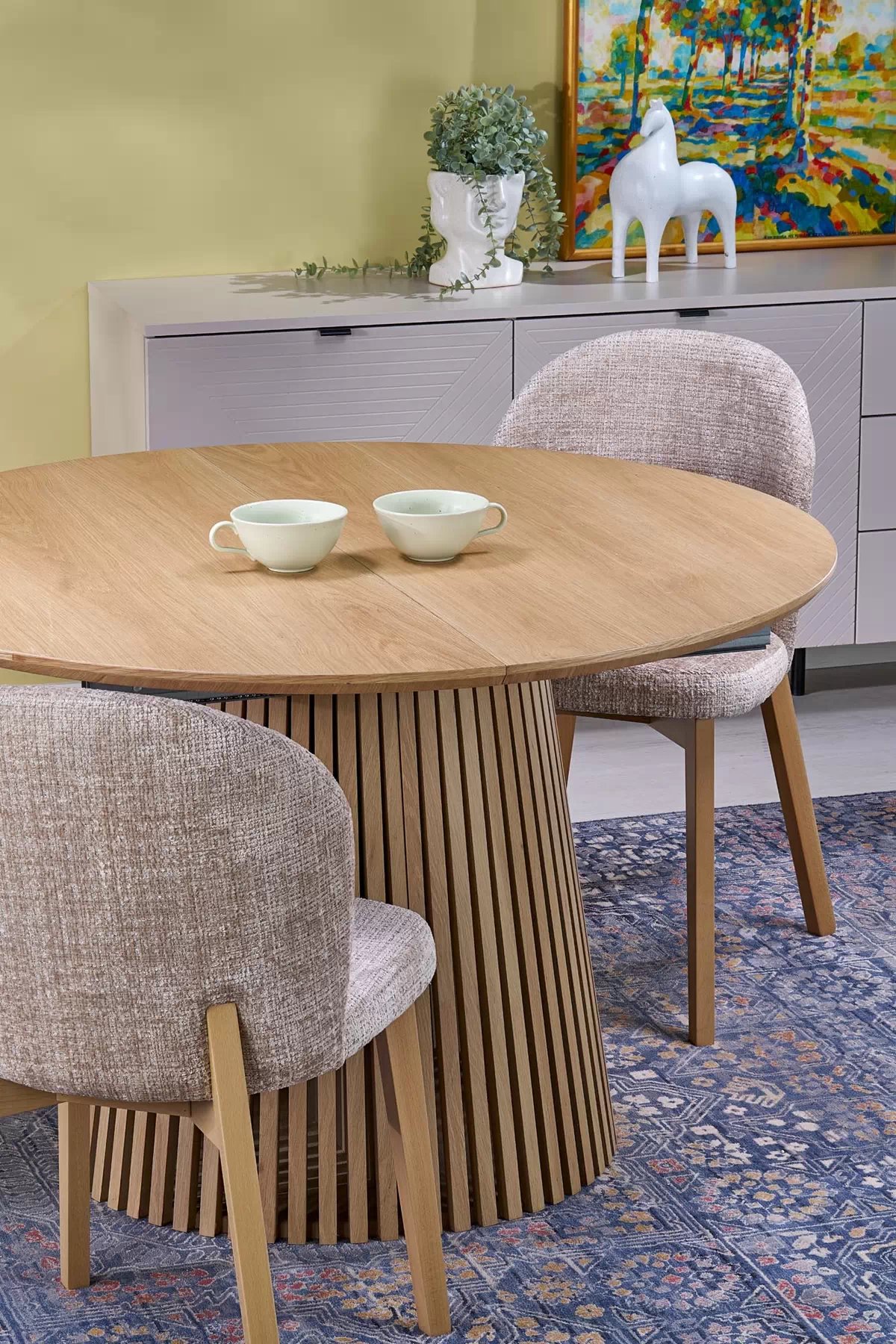 Jídelní židle Isario - béžová Cremona 14 / dub přírodní židle čalouněné isario - béžová cremona 14 / dub přírodní