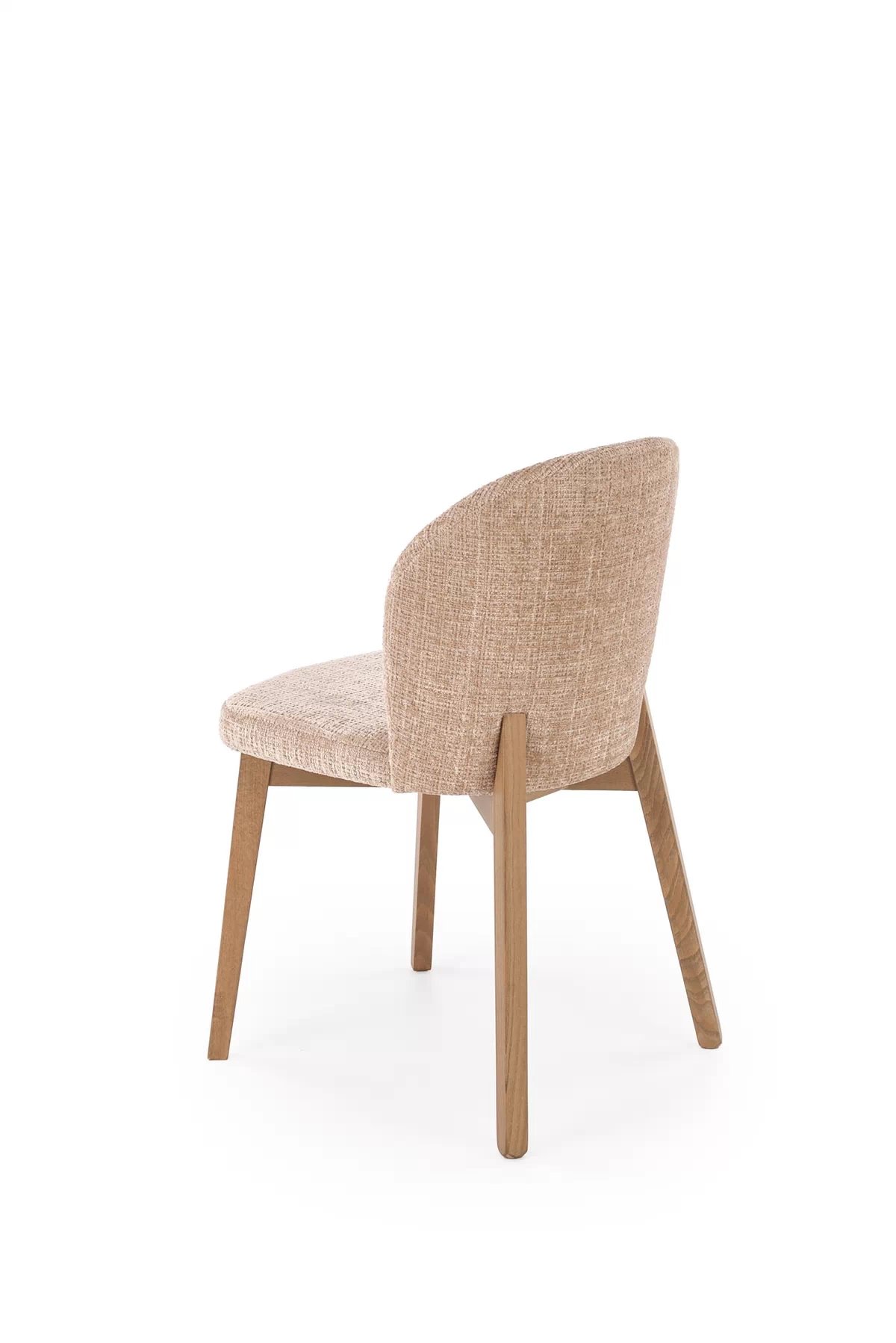 Čalúnená stolička Isario - béžová látka Cremona 14 / svetlý orech Stolička čalúnená isario - béžový cremona 14 / svetlý Orech