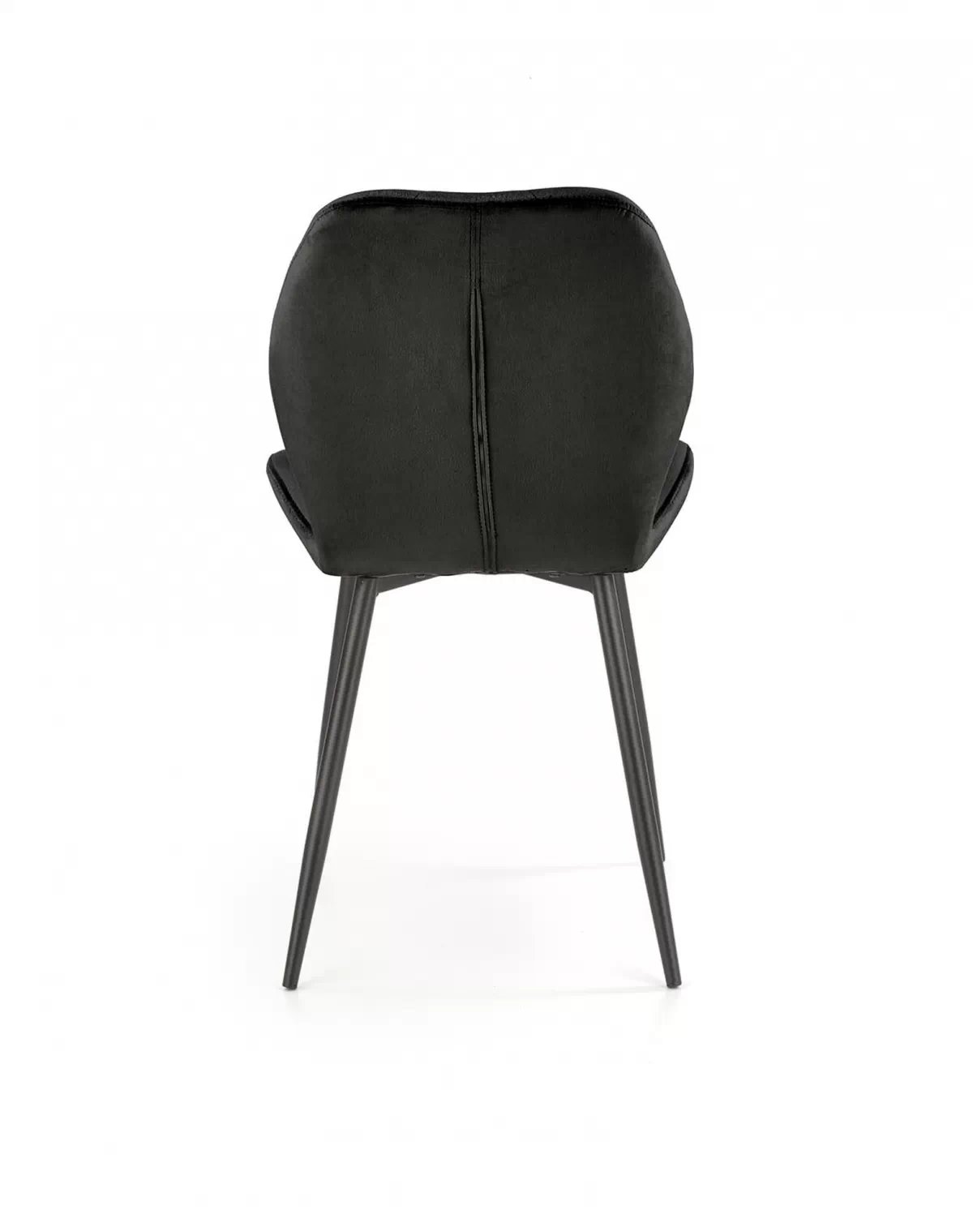 Čalúnená stolička Jasminio - čierny zamat Bluvel 19 Stolička čalúnená Jasminio - Čierny zamat Bluvel 19