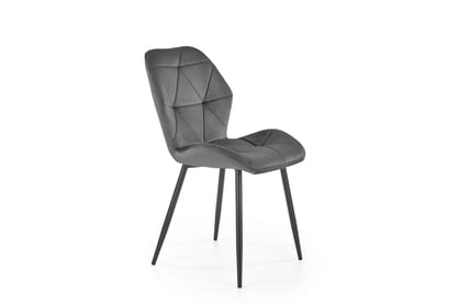 Čalouněná židle Jasminio - šedý samet Bluvel 14