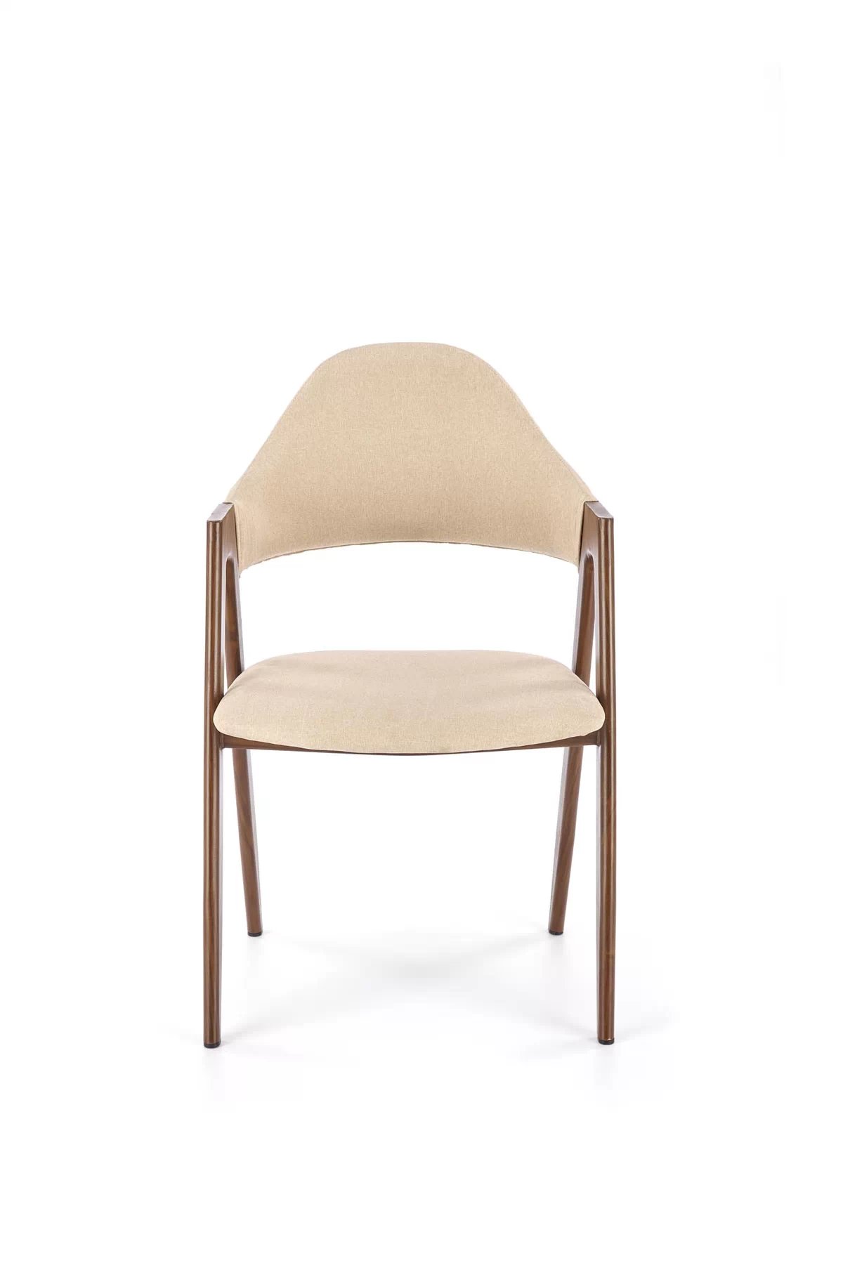 Jedálenské kreslo Viles - béžová Stolička čalúnená k344 - bezowe