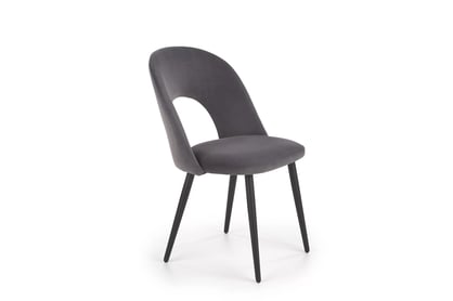 Čalouněná židle K384 - šedá