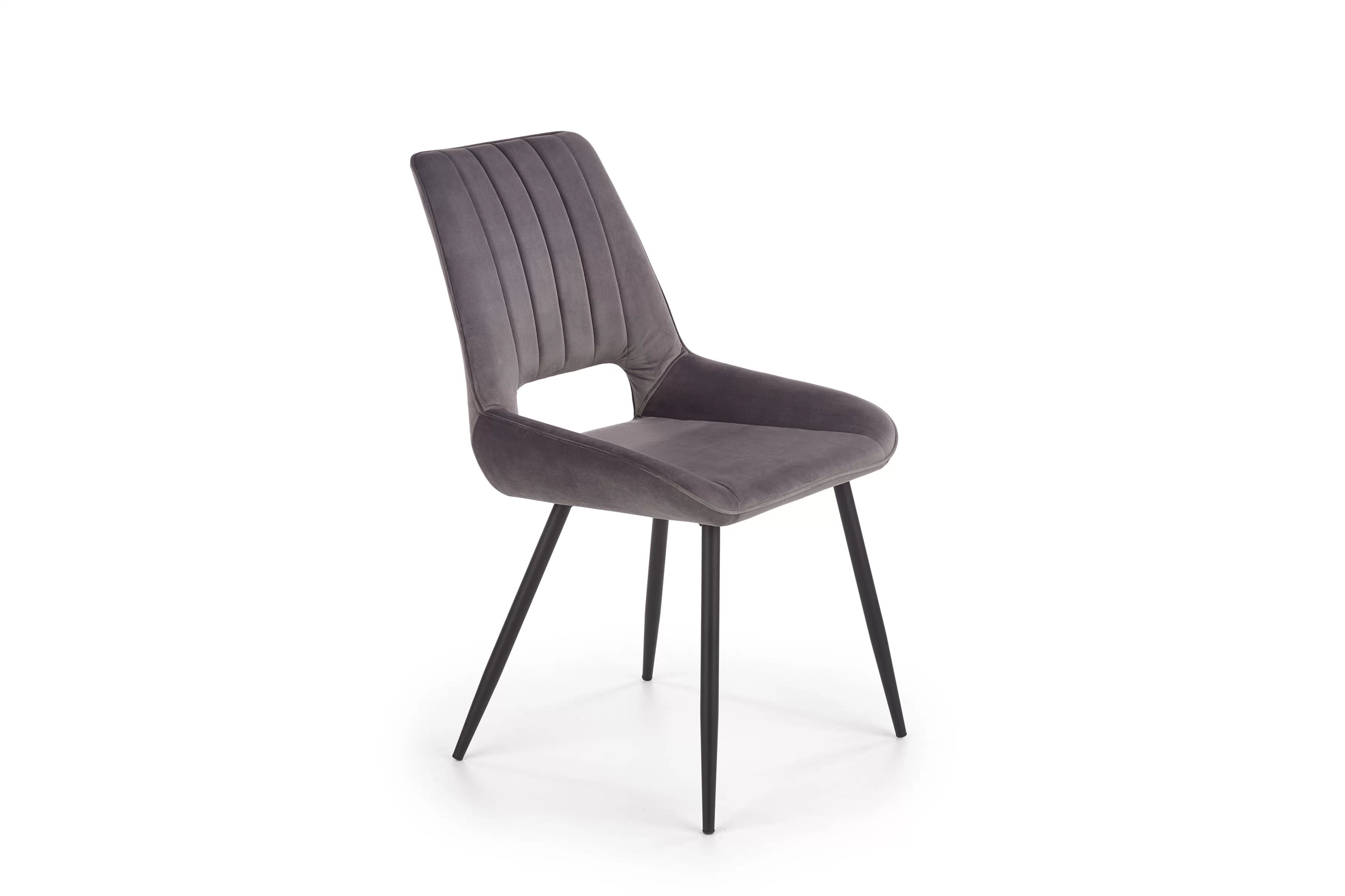 Čalouněná židle K404 - popelavá židle čalouněné K404 - popelavá